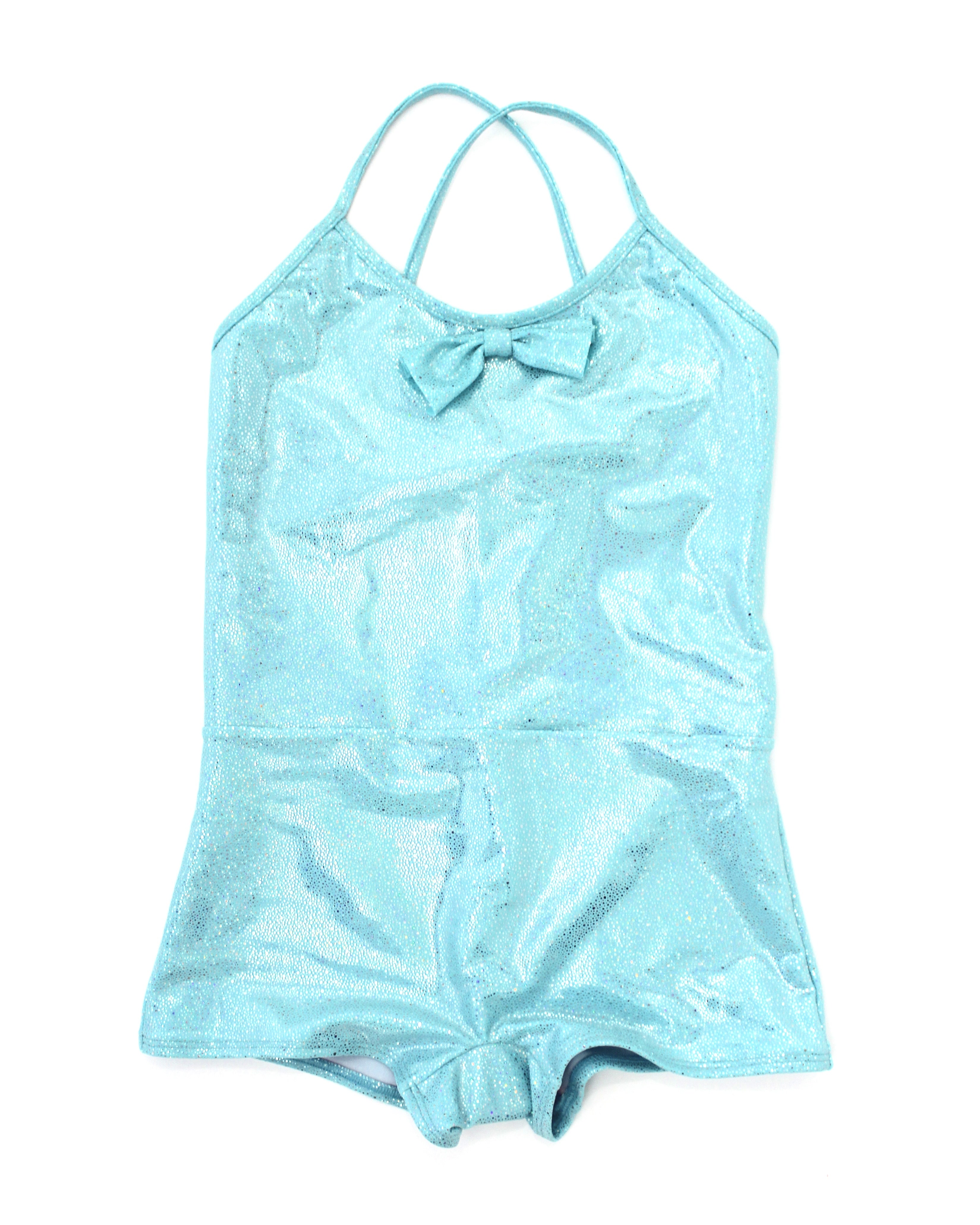 MATILDE AQUA GLITTER ONE PIECE