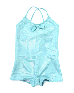 MATILDE AQUA GLITTER ONE PIECE