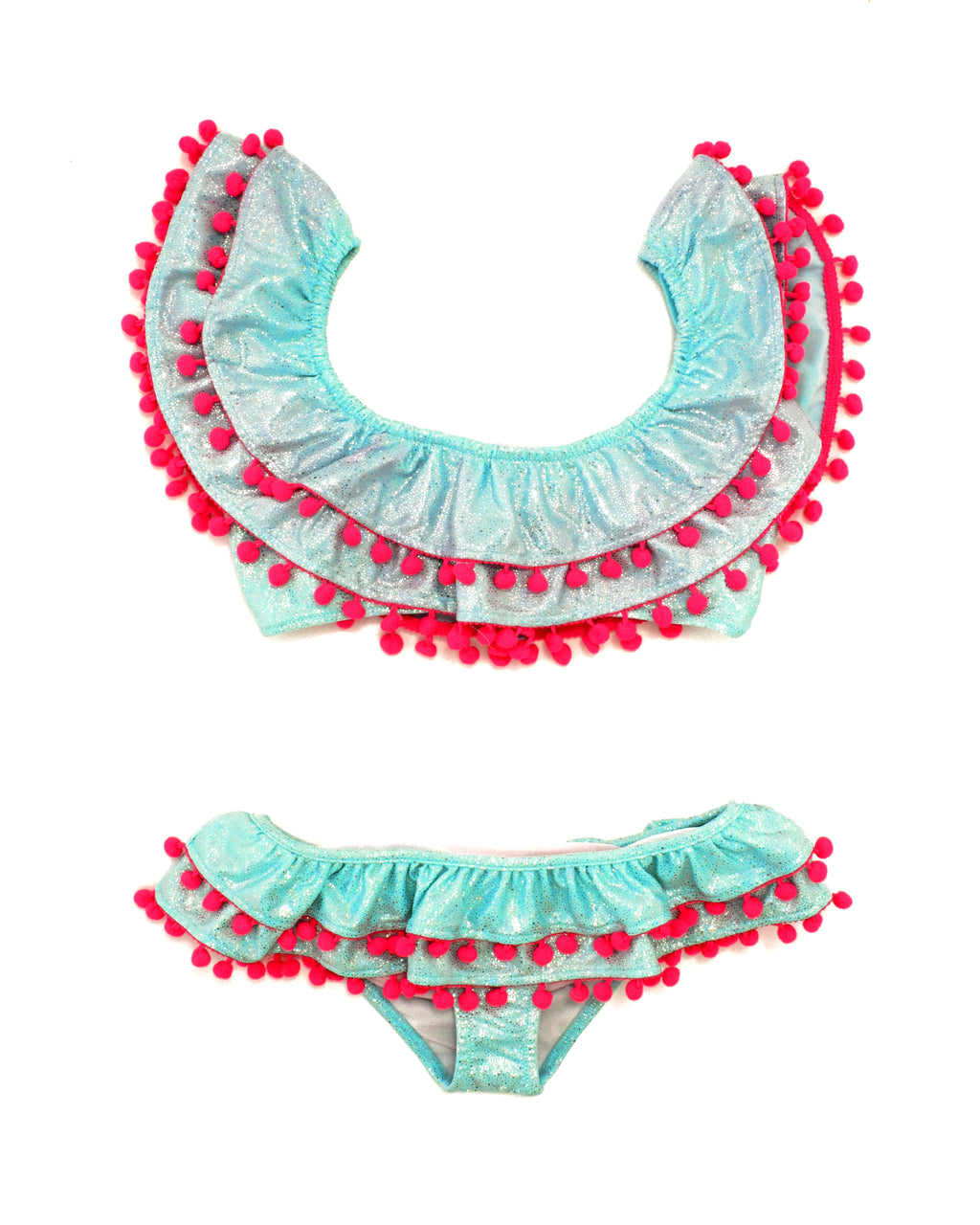 ALINA AQUA GLITTER BIKINI