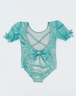 ELIZA AQUA GLITTER ONE PIECE