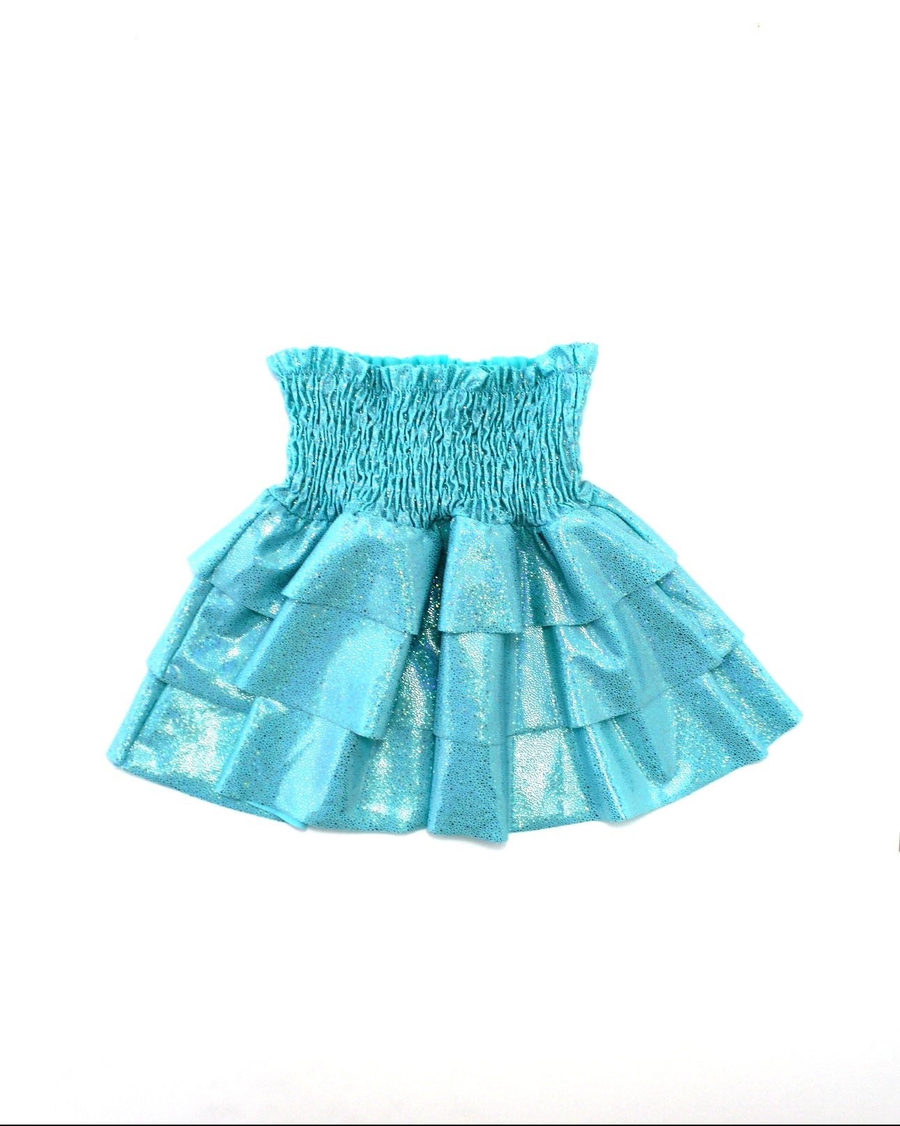 BIANCA SKIRT AQUA GLITTER