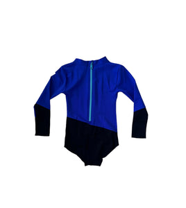 ST BARTH BLUE BLACK RASHGUARD