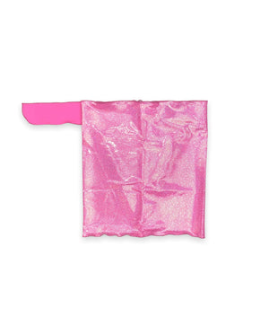 CHARLOTTE PAREO COVER UP SKIRT GLITTER NEON PINK - Piccoli Principi Swimwear
