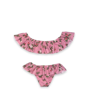 CLOE PINK ROSES BIKINI - Piccoli Principi Swimwear