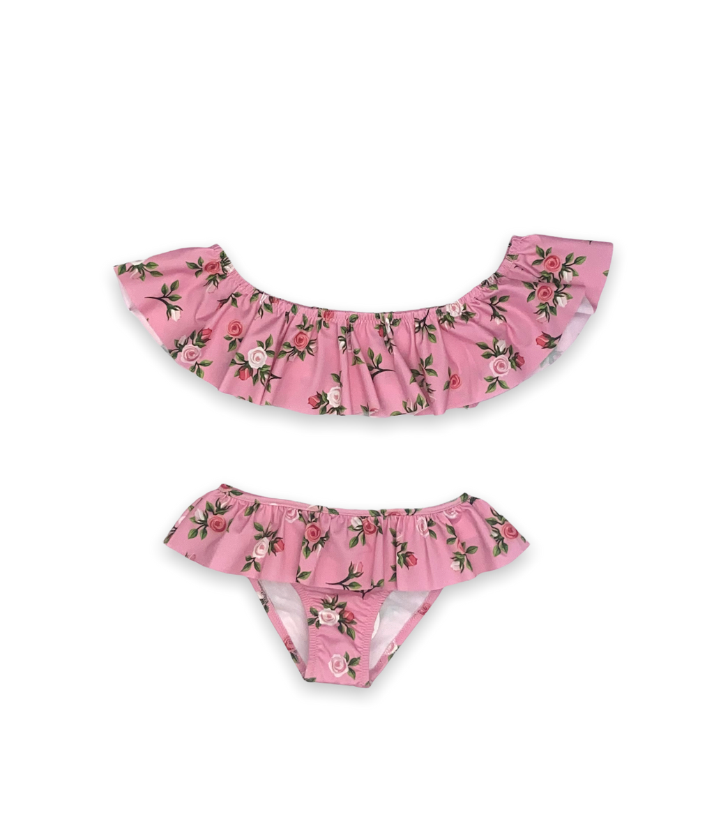 CLOE PINK ROSES BIKINI - Piccoli Principi Swimwear