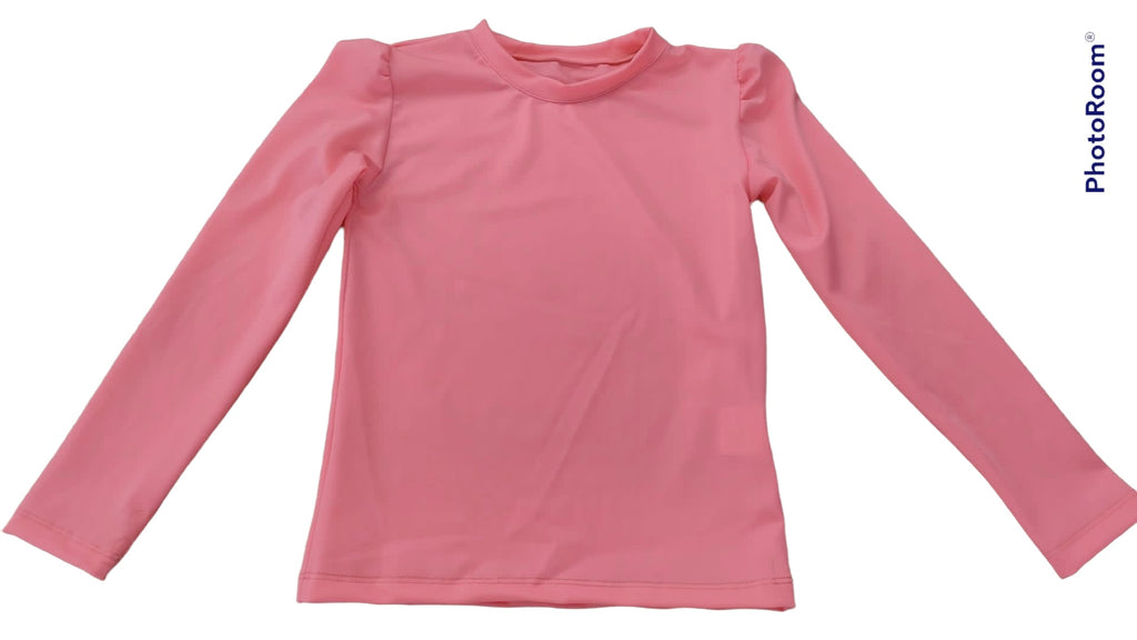 Girls RASH GUARD SHIRT NEW ORIGAMI PINK - Piccoli Principi Swimwear